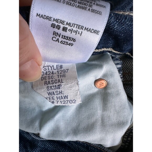 MOTHER The Rascal Skimp in Yee Haw size 29 - Picture 10 of 12